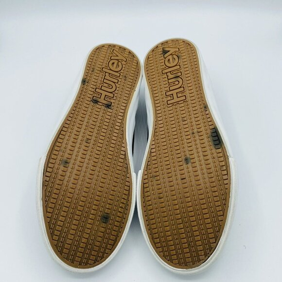 Hurley Shoes Mens Size 8 M Black Arlo Canvas Slip On Sneakers Comfort Shoe - Picture 9 of 11